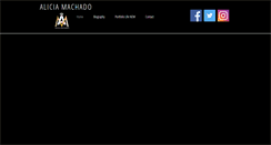 Desktop Screenshot of aliciamachadooficial.com